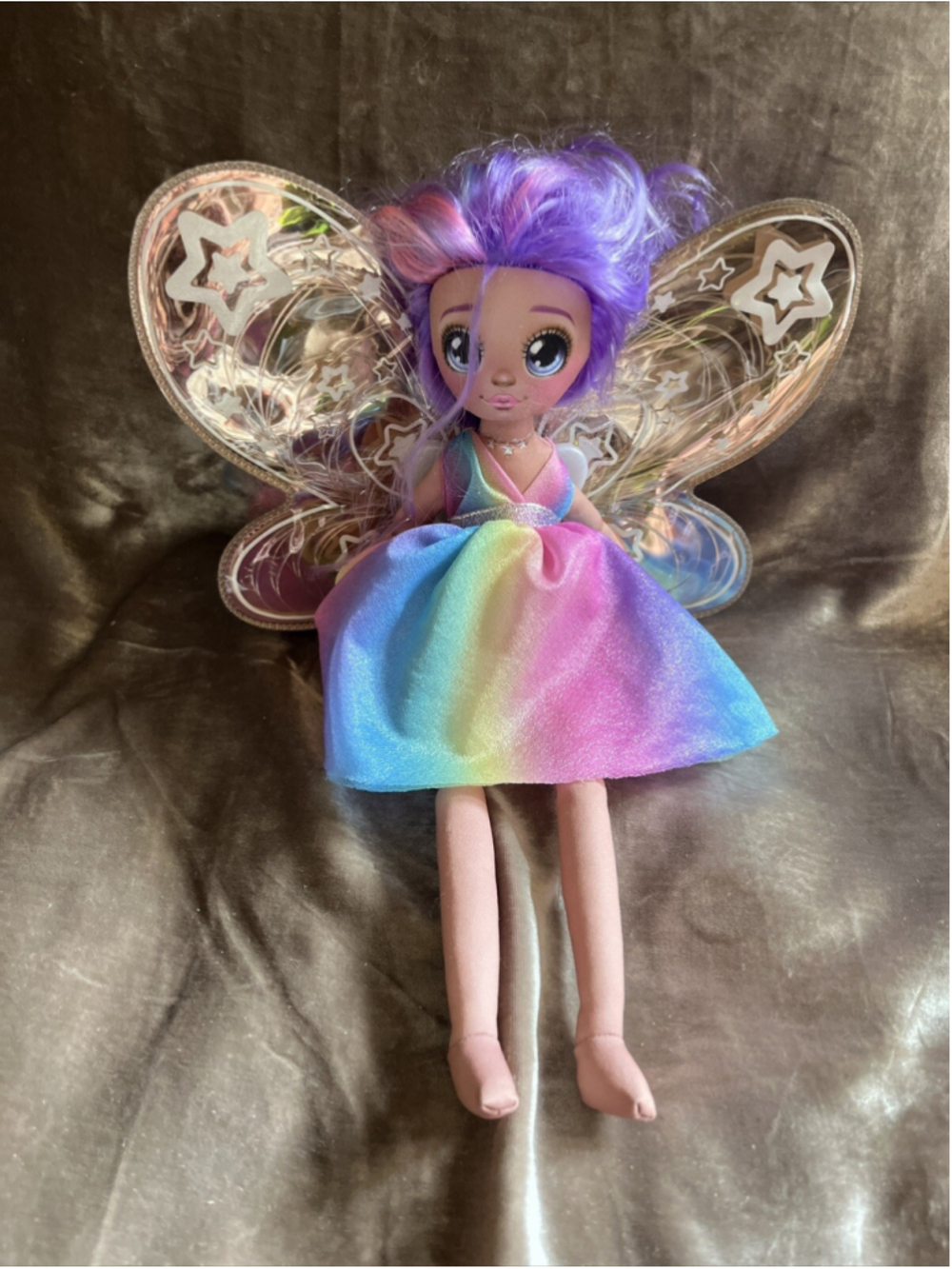 Dream Bright Stella Dream Seekers Light Up Doll Fairy Glow Wings *Not Tested